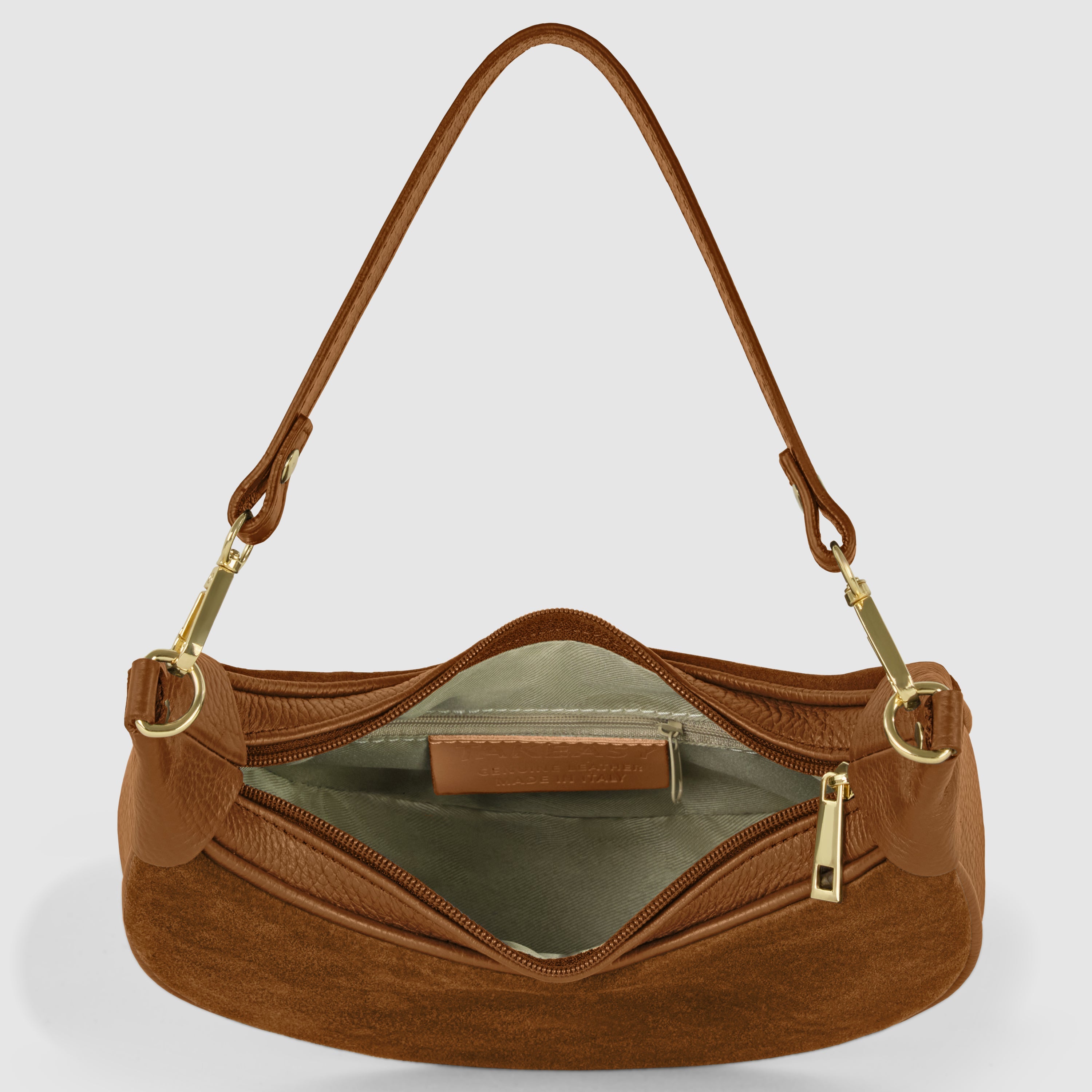 Suede Leather Shoulder Bag 222024