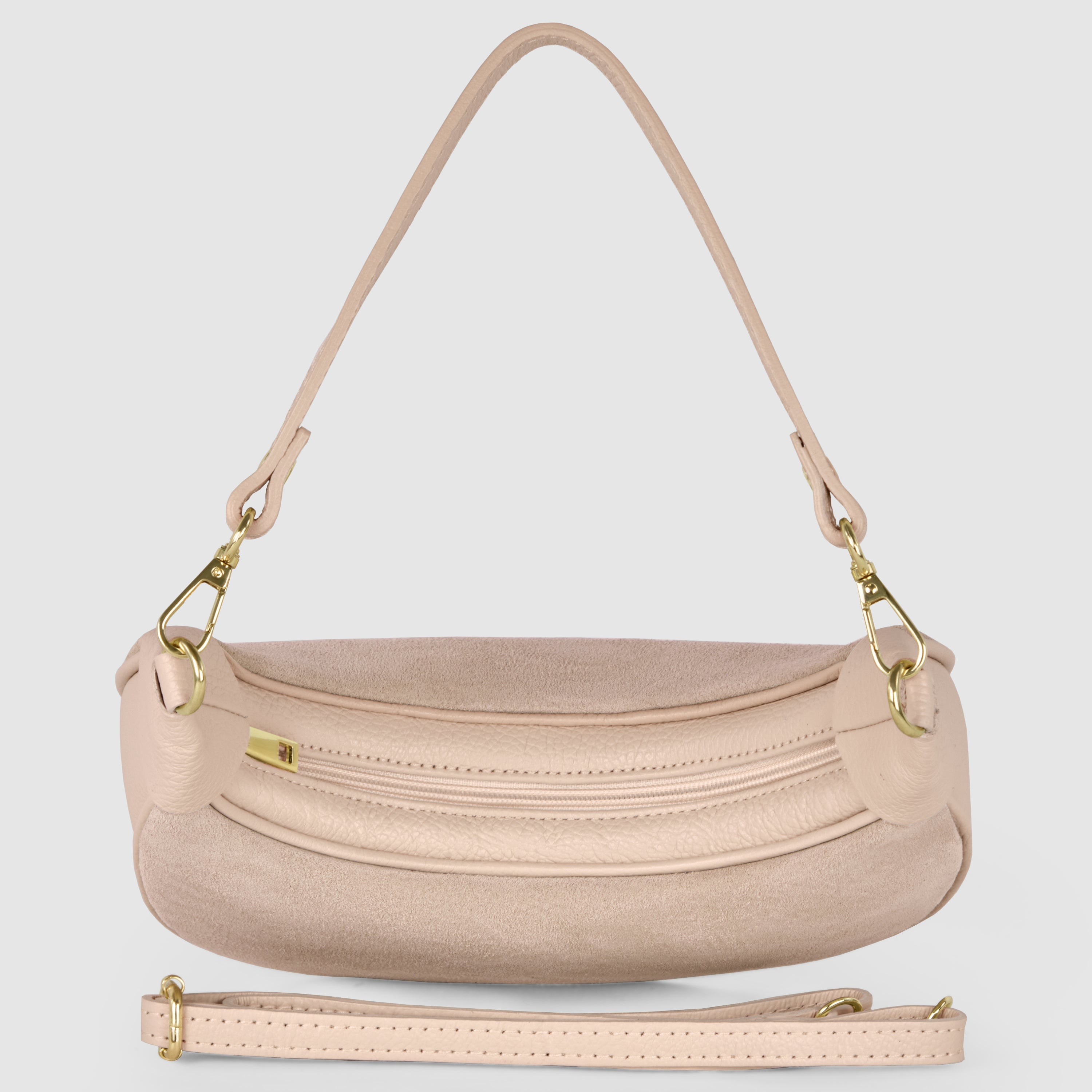 Suede Leather Shoulder Bag 222024