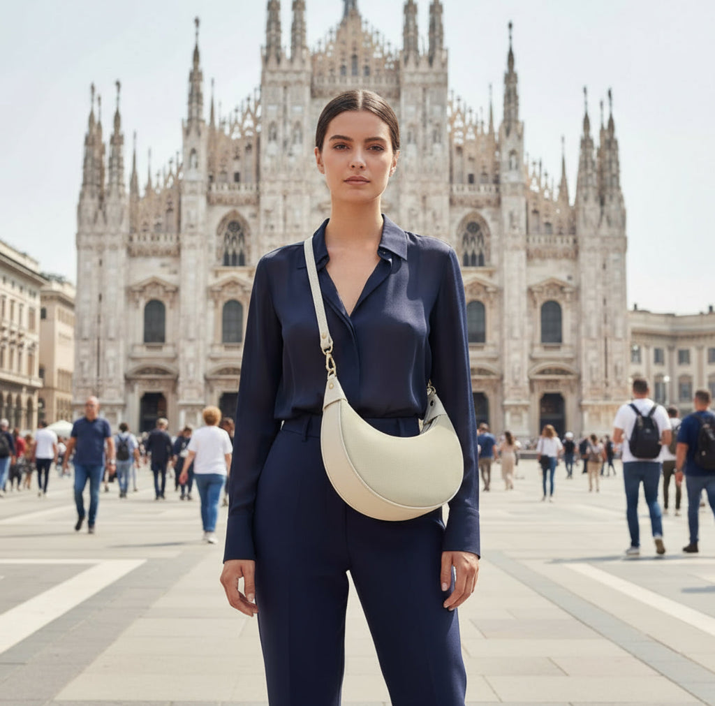 Suede Leather Shoulder Bag 222024