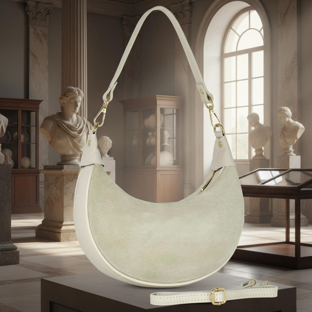 Suede Leather Shoulder Bag 222024