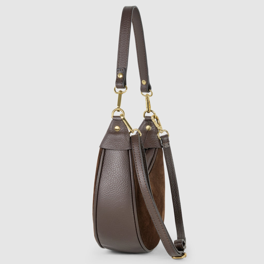 Suede Leather Shoulder Bag 222024