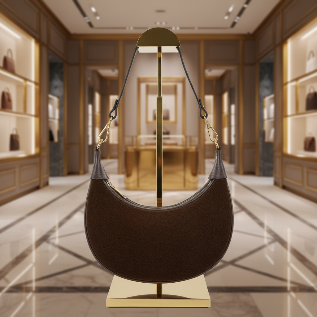 Suede Leather Shoulder Bag 222024