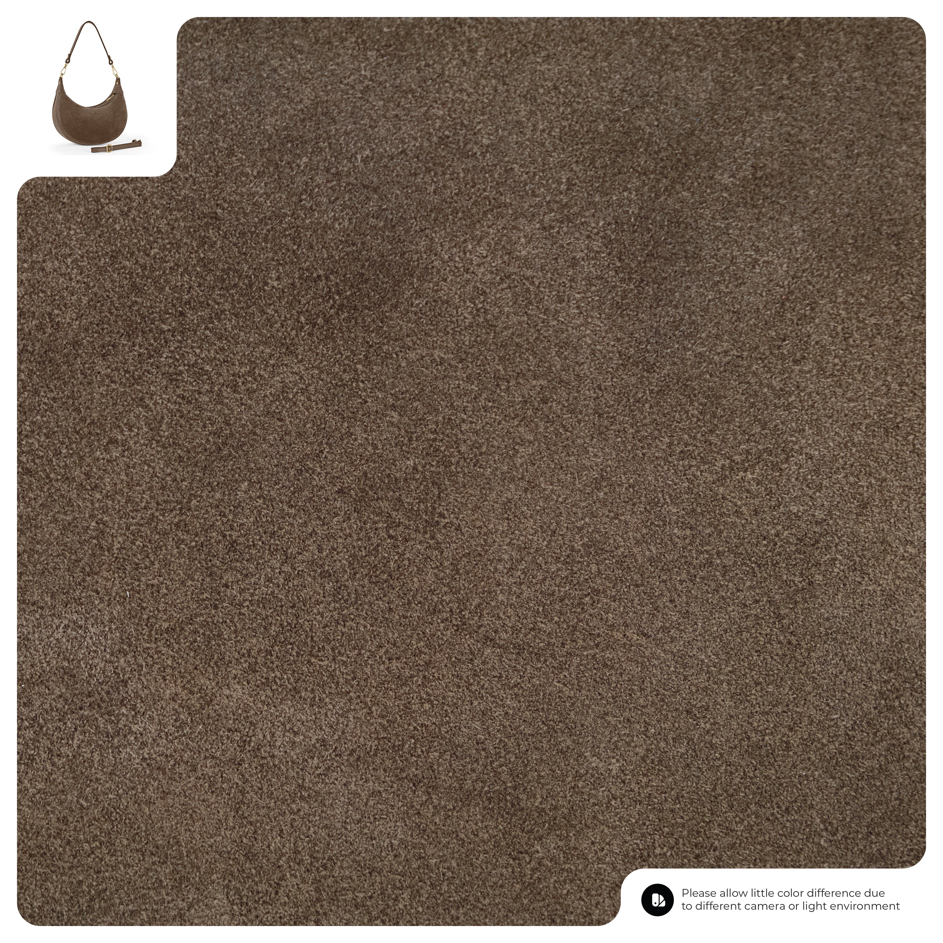 Suede Leather Shoulder Bag 222024