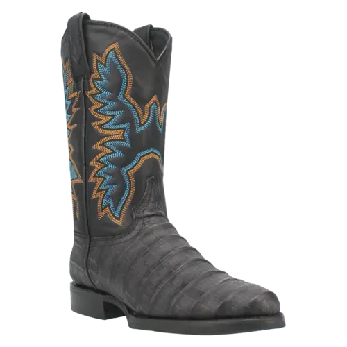 Dingo Trail Boss - Men's Leather Cowboy Boot Black
