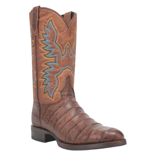 Dingo Trail Boss - Men's Leather Cowboy Boot Brown