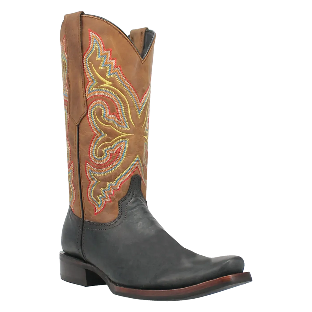 Dingo True Grit - Men's Leather Cowboy Boot Camel Regular