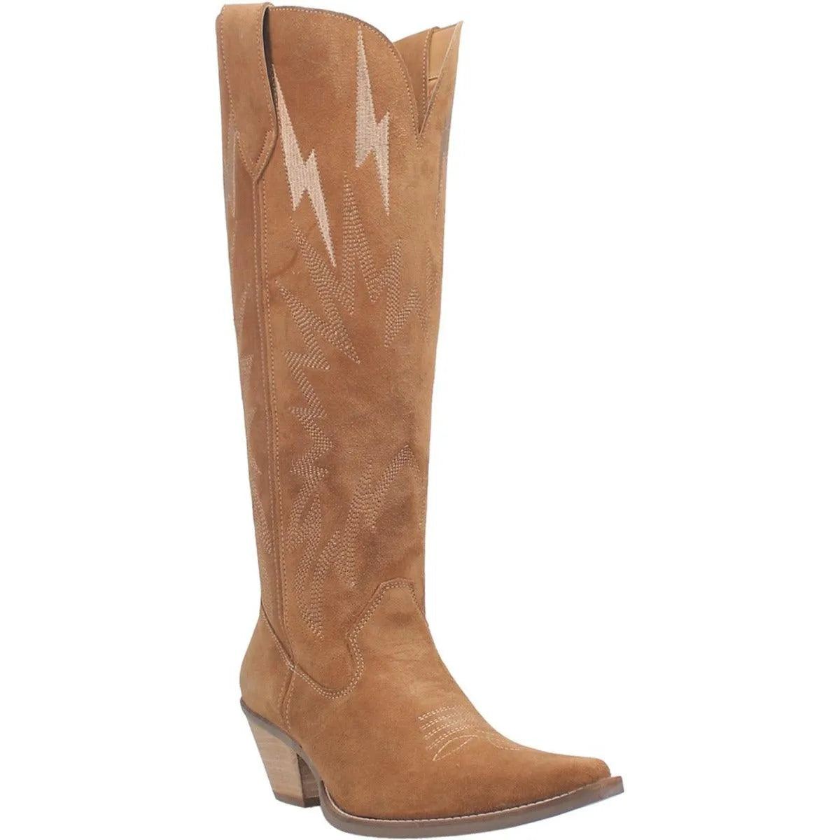 Dingo Thunder Road - Womens Leather Cowgirl Boots Camel Regular