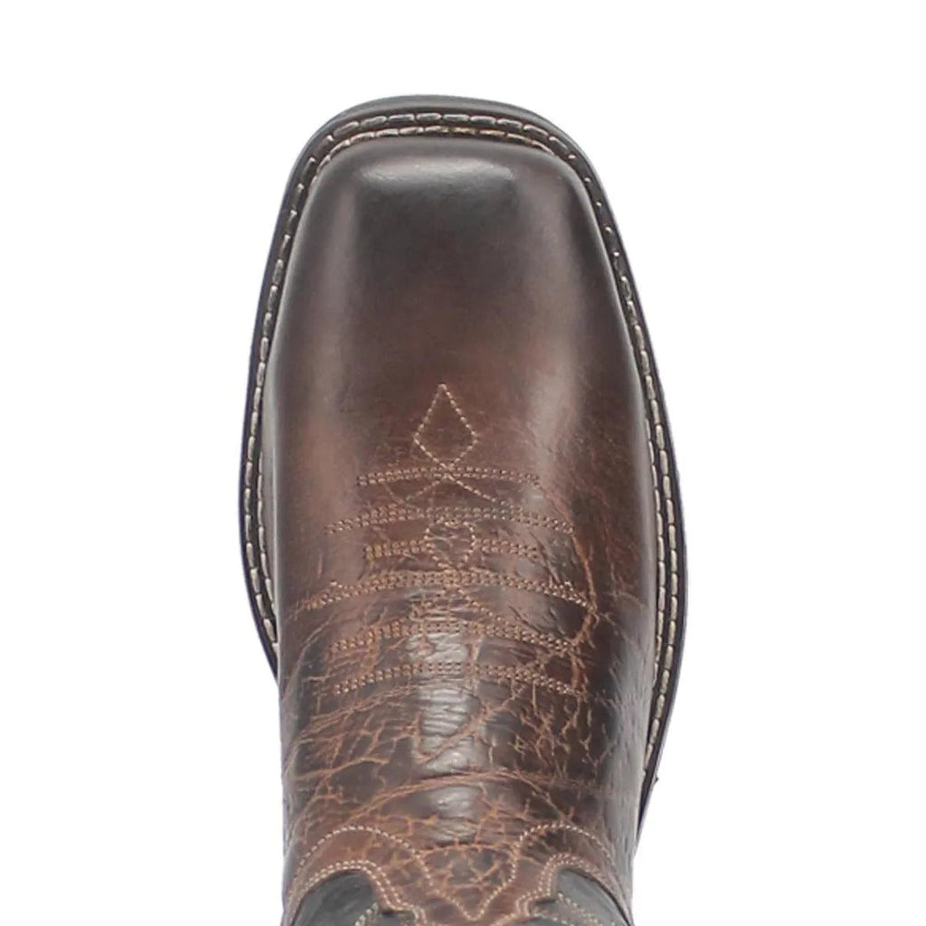 Laredo Hawke (Safety Toe) - Men's Leather Cowboy Work Boot (Closeout)