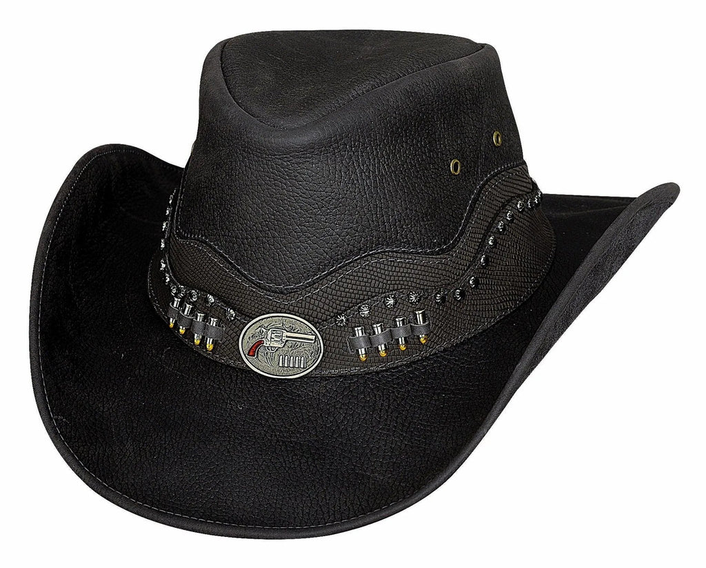 Bullhide Truth Or Consequences - Leather Cowboy Hat Chocolate