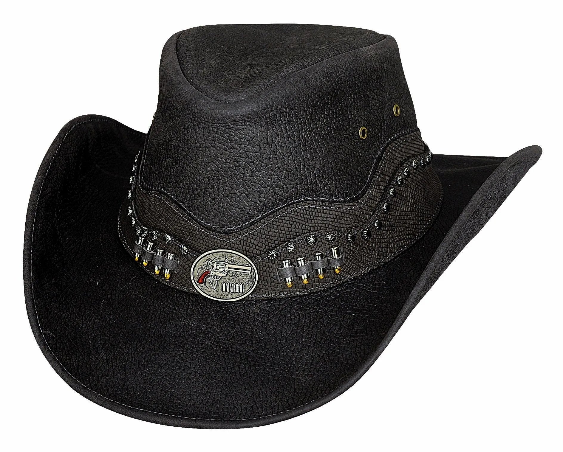 Bullhide Truth Or Consequences - Leather Cowboy Hat Chocolate