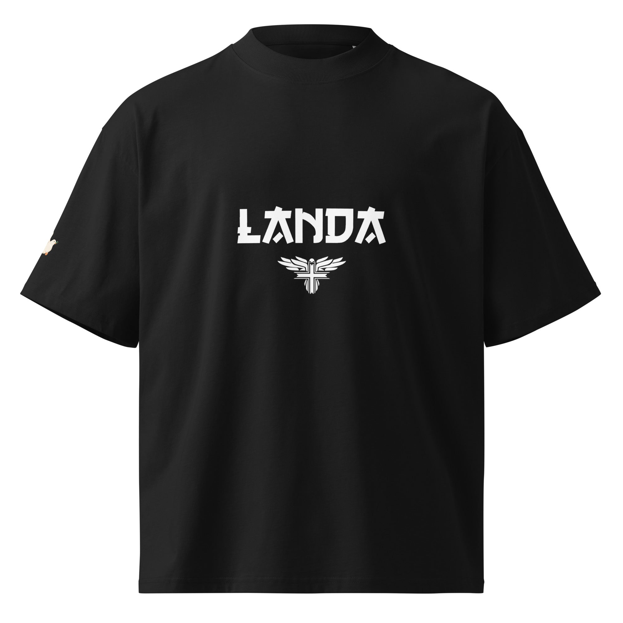 Landa Unisex organic oversized high neck t-shirt 2XL