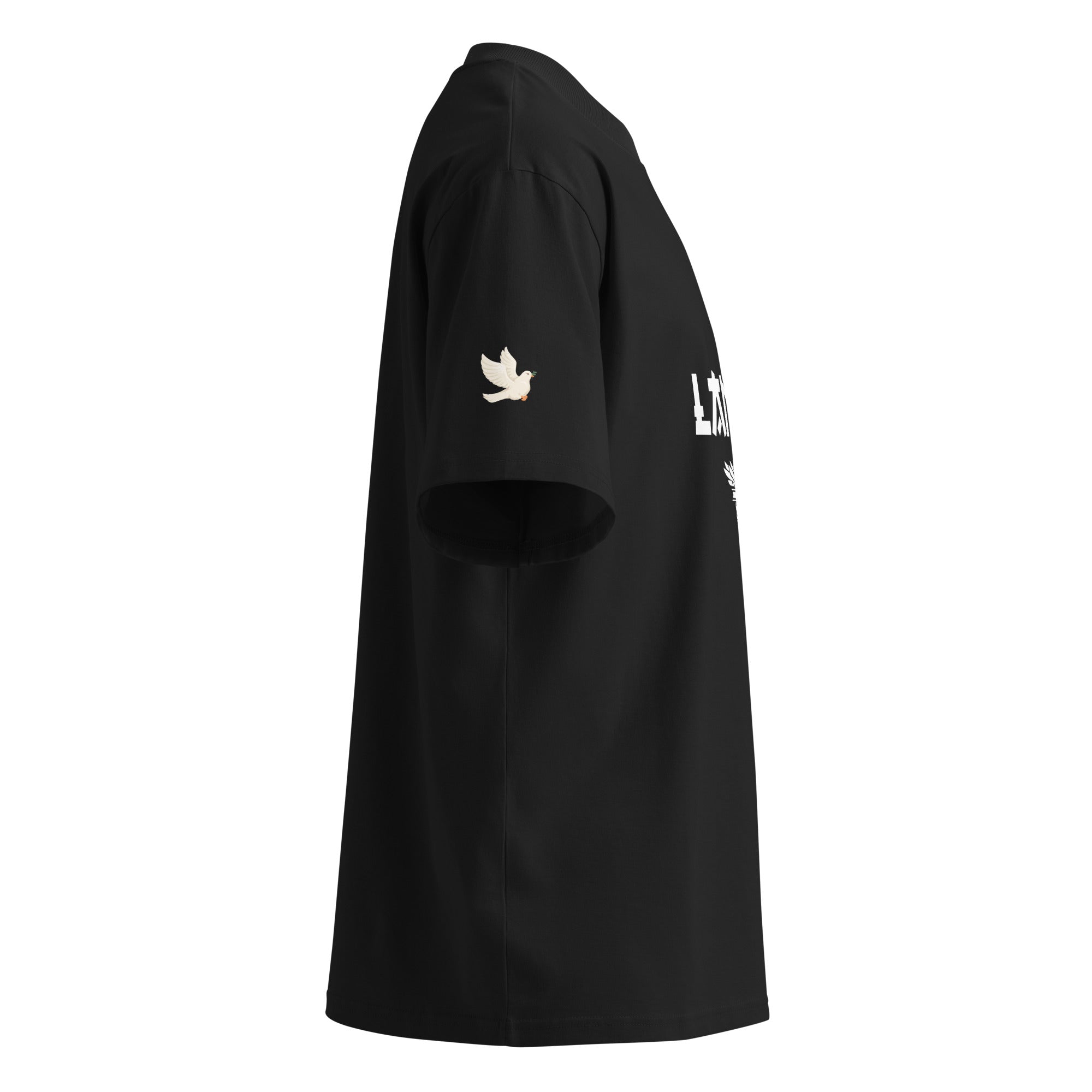 Landa Unisex organic oversized high neck t-shirt