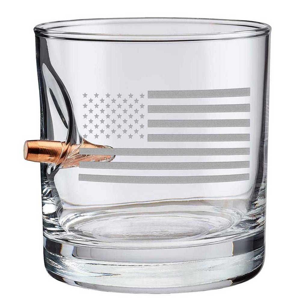 US Flag Rocks Glass - 11oz No