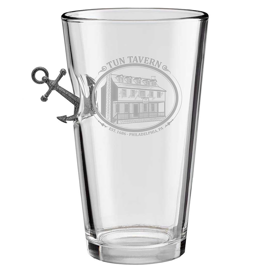 US Military Glasses Tun Tavern Anchor
