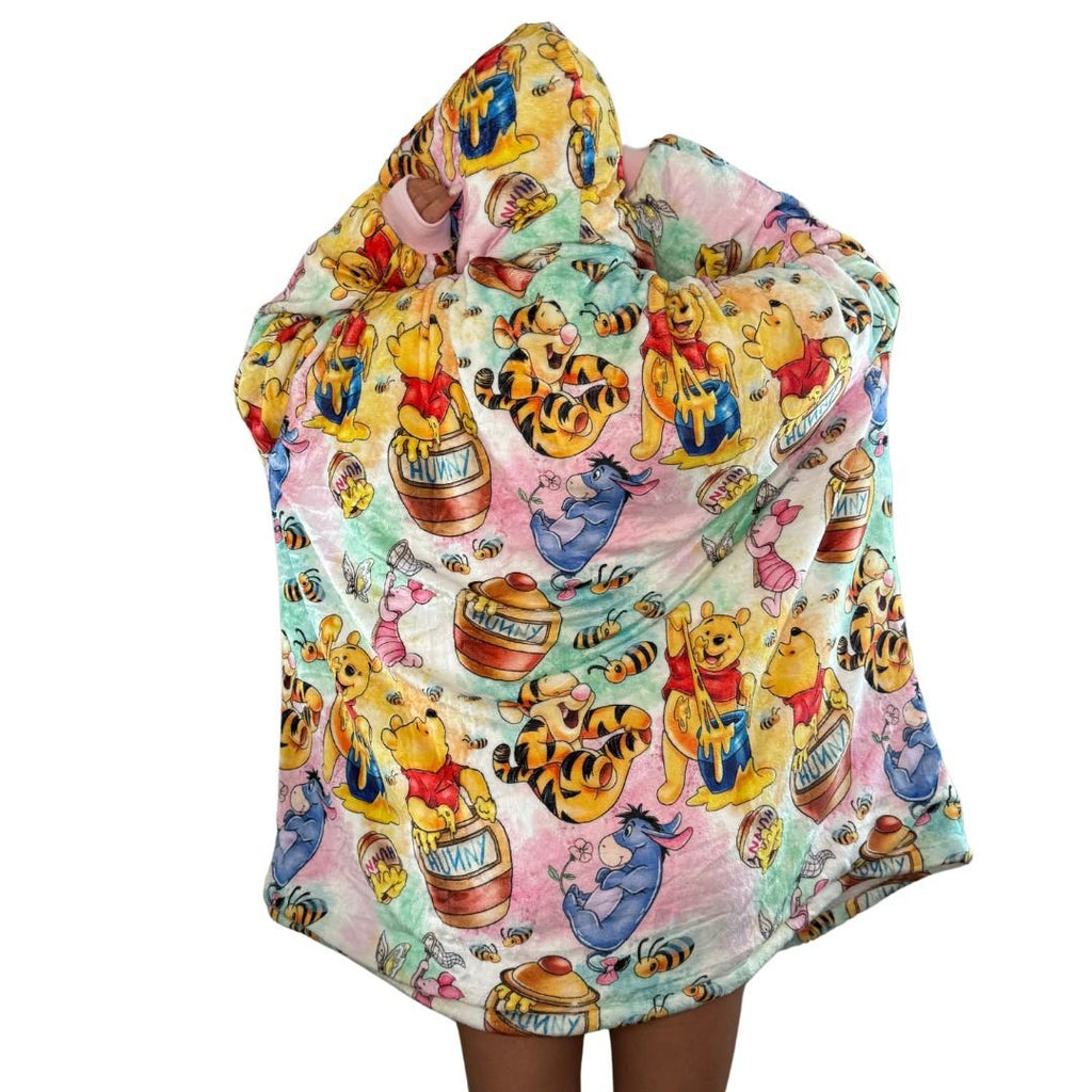 Winnie the Pooh & Friends Wearable Blanket Hoodie for Kids & Adults